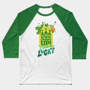 Drinks up St Patrick Baseball T-Shirt